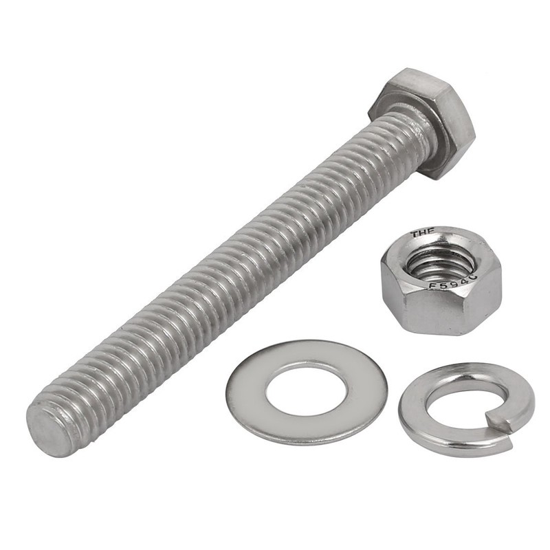 sourcing map Set of 4 304 Stainless Steel 3/8 Inch