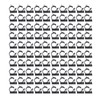 100 Pcs Cable Clips Adjustable Self Adhesive Wire Management Clamps