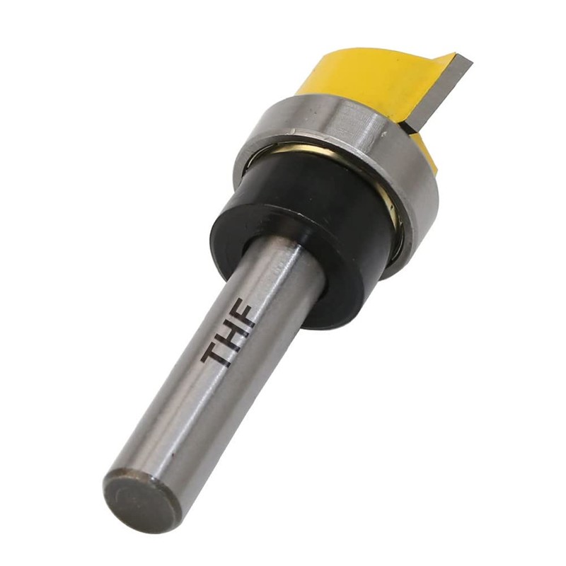 TXHF 8 mm Shank Flush Cutter, Carbide Tip Professional Woodworking