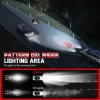 CHUSYYRAY For Chevy Caprice 1987-1990 4X6000K COB High Low Beam