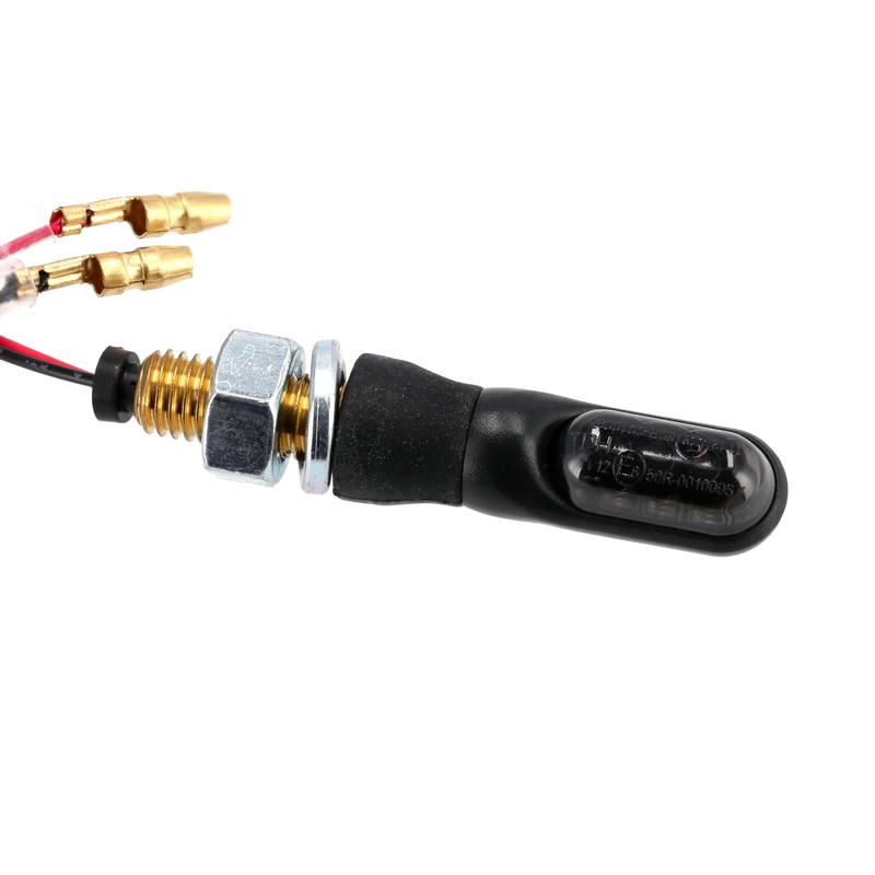 Set of 2 Micro Indicators 12 V LED Smoke Grey