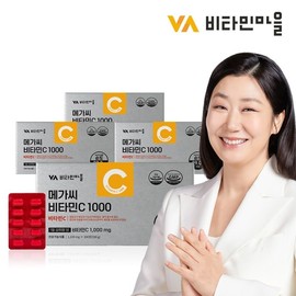 Vitamin Village High content Mega C.C. / 비타민마을 고함량 메가씨 비타민C 1000mg 4박스 총1200정