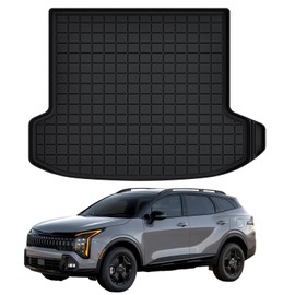 MJBYMAT Cargo Mat for 2026 KIA Sportage,TPE All Weather Protection Car Trunk Mat Cargo Liner Accessories - Black