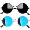 Joopin Women’s Men’s Vintage Round Sunglasses – Retro Lennon Circle