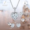 LOVENEST Women's Jewellery Set 925 Silver / Rose Gold Cubic