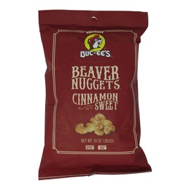 Buc-ee's Beaver Nuggets Cinnamon Sweet Flavored Snack Puffs, Gluten Free, One 10 Ounce Bag