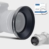 62mm Universal Metal Lens Hood,Wide Angle Lens Hood Compatible All