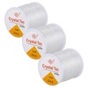INOVIS 3 Hilos Elastico Transparente para Pulseras Bisuteria Manualidades Cordon