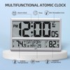 LFF Atomic Clock 4.5" Numbers, Atomic Wall Clock with Indoor