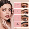 KBRPEY Microblading Eyebrow Pencil, Eyebrow Pencil, 2-in-1 Dual-Ended Eyebrow Pencil