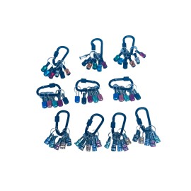 Unbranded 10x   1/4" Hex Shank Quick Release Keychain Screwdriver Drill Bit Holder Bit Set