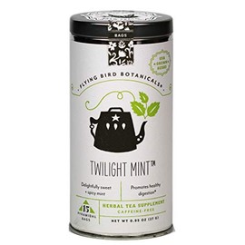 FLYING BIRD BOTANICALS 15 Bag Tin Twilight Mint Tea, 15 CT