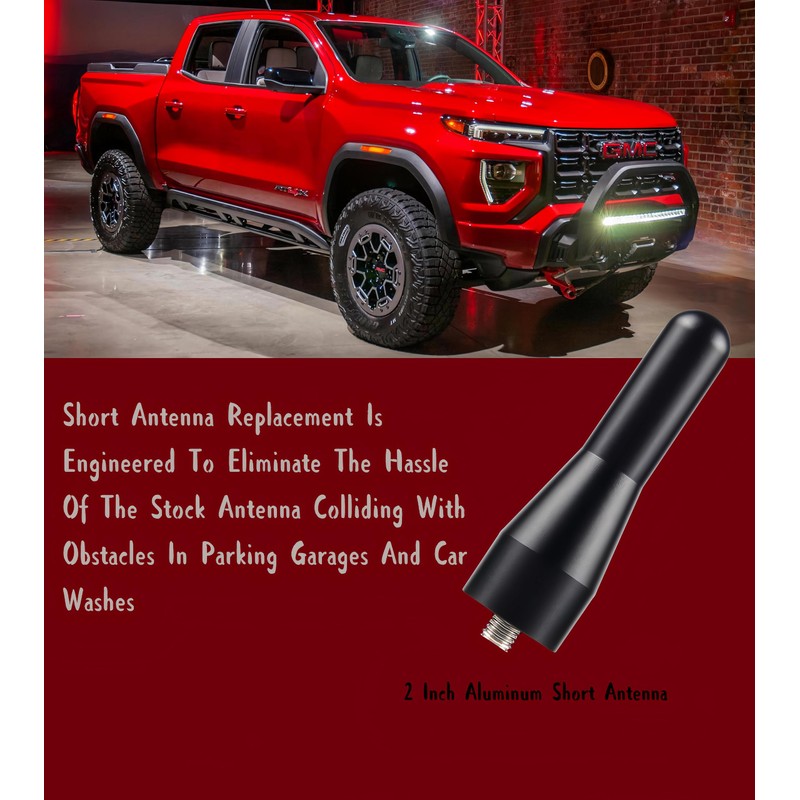 2 Inch Short Antenna Replacement for GMC Canyon Truck, Car