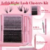 DIY Lash Extension Kit 320Pcs Lash Clusters Eyelash Extension Kit