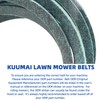 61 Inch Deck Replacement Belt Compatible with Bad Boy 041-0178-00