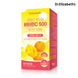 Dr. Elizabeth [Department store brand] Dr. Elizabeth Family Chewable Vitamin C 60 tablets, 1 box, 2 months supply / 닥터엘리자베스 [백화점입점브랜드] 닥터엘리자베스 패밀리 츄어블 비타민C 60정 1박스 2개월분