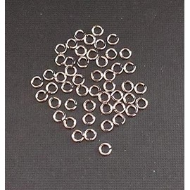 Snapeez II Connect The Delicate Things in ULTRAPLATE 99.9% Pure Silver Plate Ring Hard Open Jump Ring 3mm Heavy Gauge (Pk 50) Jump Rings. The Ultra Secure No Solder Jump Ring. Made in USA.