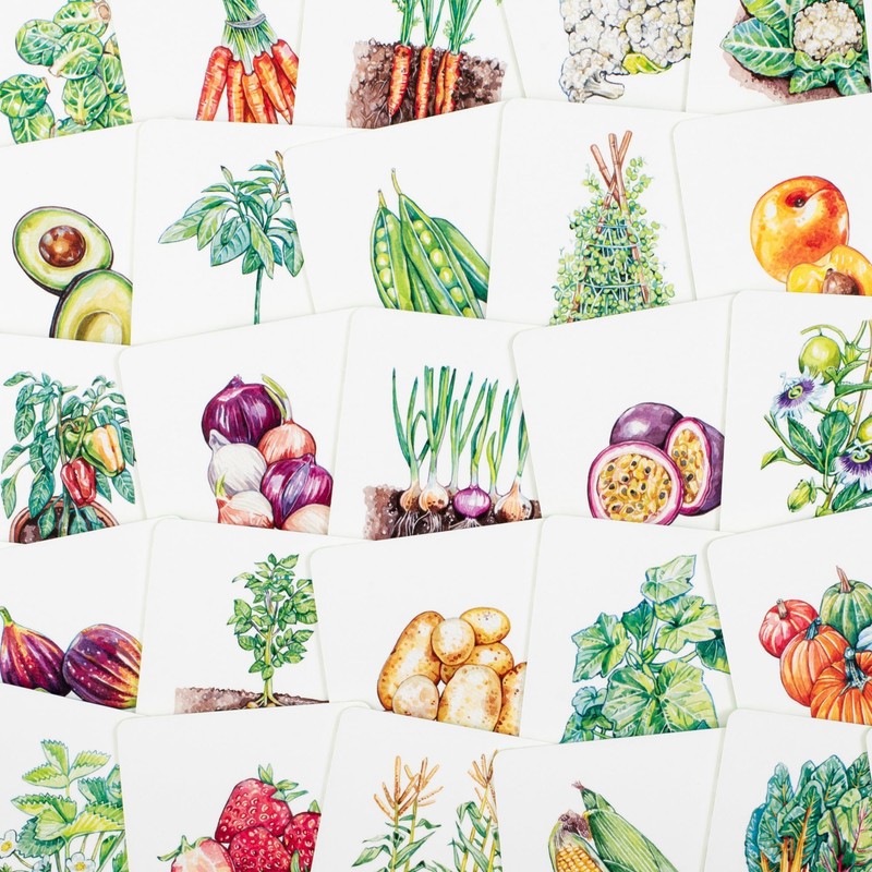 Gardener's Match: A Fruit and Vegetable Memory Game
