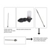 Pest Control Bulb Duster with 3 Stainless Steel Nozzles Termite