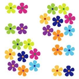 VICASKY 24Pcs Magnetic Flower Stickers for Home and Car Door Decor PVC Soft Magnets for Refrigerator Kitchen Cabinet and Locker Creative Spring Theme Fridge Magnets for Notes and Crafts