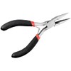 No Name Flat Pliers Half Round 125 mm with Ribbed