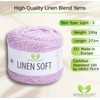 MeriWoolArt® Linen Soft Yarn - Premium Natural Yarn for Knitting