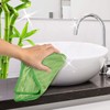 POLYCLEAN 10 x Glass Cleaning Cloths - Microfibre Cloth with