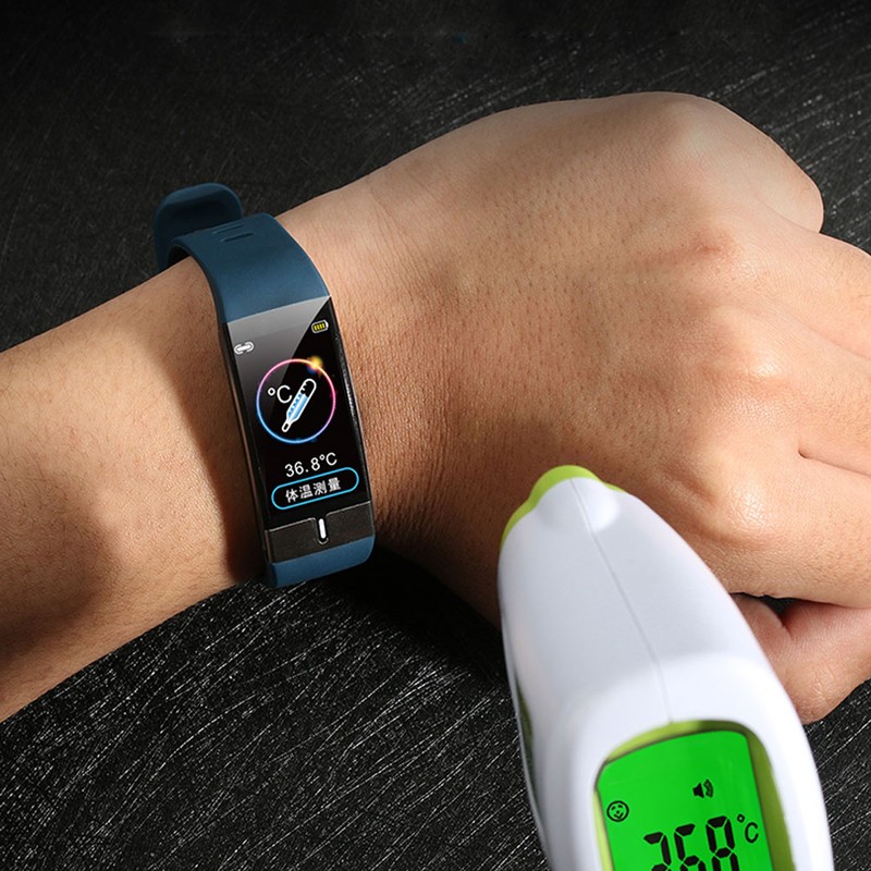 E88 Smart Sports Bracelet Healthy Step Count Multifunction Electrocardio Temperature
