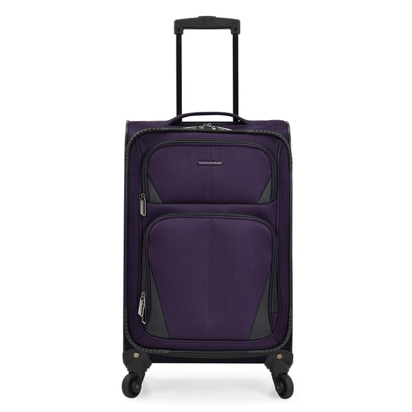 U.S. Traveler Aviron Bay Expandable Softside Luggage with Spinner Wheels,