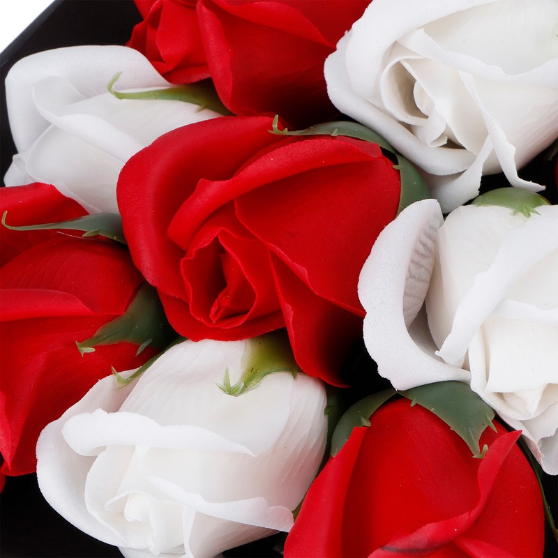 Artificial Soap Flowers Rose Bouquet Gift Box Simulation Rose Valentines