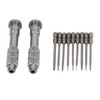 Steel Slotted Screwdriver Set with 9 Bits 2 Handles Hand