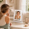 Makeup Mirror with lights, Dimmable Vanity Mirror with 3 Color