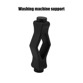 Washer Door Prop, Washing Machine Door Prop, Front Load Washer Door Prop Mouth Shape Strong Magnet Washer Door Stop Prop for Home Ventilation(Black)