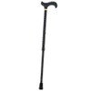 Midnight Rain Adjustable Designer Derby Walking Cane with Engraved Collar
