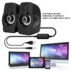 FT-185 Mini USB LED Speaker Portable Loudspeaker Music Player for