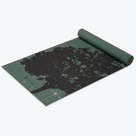 Gaiam Print Yoga Mat, Non Slip Exercise & Fitness Mat for All Types of Yoga, Pilates & Floor Exercises