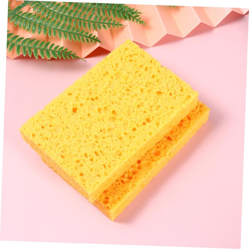 Healeved 16pcs Cellulose Sponge Cleaning Tools Refill Sponges Sink Scrubber