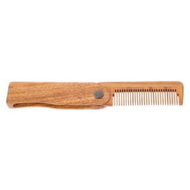 TOVINANNA Wood Comb Natural Sandalwood Folding Hair Styler Scalp Massage for Comfort