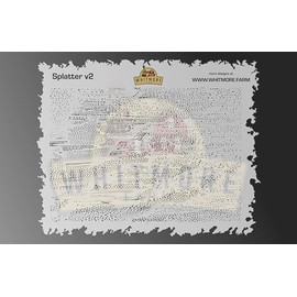 Splatter v2 Reusable Mylar Airbrush Template