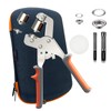Hapden Heavy-Duty Grommet kit (3/8 and 1/2) Includes a Bag,