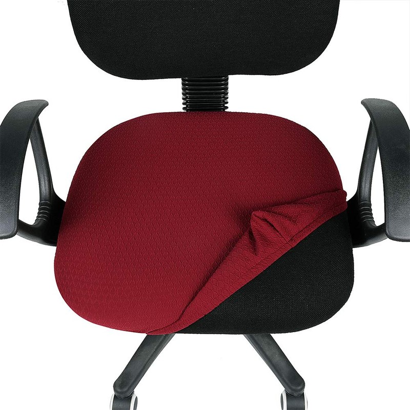smiry Stretch Jacquard Office Computer Chair Seat Covers, Removable Washable