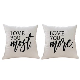 Anniversary Birthday Gifts for Her Couples Pillow Cases for Girlfriend Gifts from Boyfriend Husband I Love You Gifts for Her Wife Gift Ideas Funny Wedding Gifts for Newlyweds Fun Pillow Covers 2Pcs