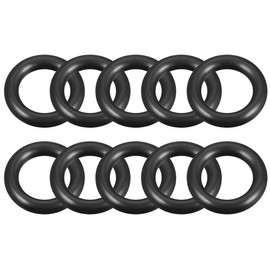 sourcing map Nitrile Rubber O-Ring Metric Seal Rubber Sealing Ring Seals 28 mm Outer Diameter 18 mm Inner Diameter 5 mm Width Pack of 10