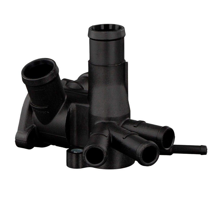 febi bilstein 14506 Kühlwasserflansch für Thermostatgehäuse, mit Schraubensatz , 1