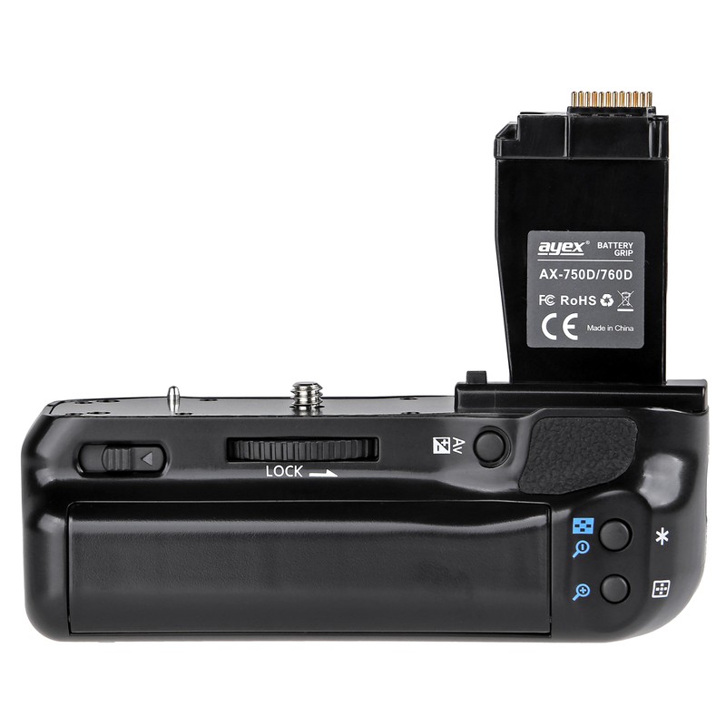 ayex Batteriegriff Passend für Canon EOS 760D 750D IX8 T6S