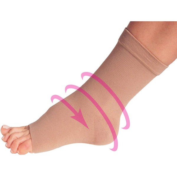 PediFix Compression Anklet Lightweight Elastic Ankle Bandage #3 Medium