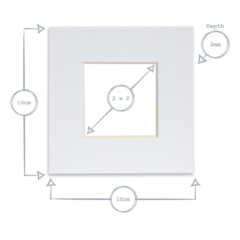 Nicola Spring Picture Mount For 4 X 4" Frames -