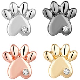 WOONEKY 4pcs Cat Shaped Watchband Nail Charms for Straps Cute Decorative Accessories Portable Watch Decor for Modern Look for Watch More