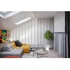 Guvana 17.7"x197" Striped Peel and Stick Wallpaper Gray and White