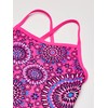 Kanu Surf Girls' Big Melanie Tankini Swimsuit, Pink, 12